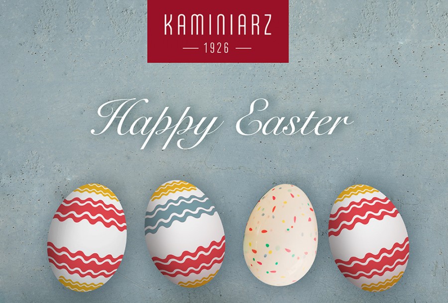 Happy Easter wishes bacon manufacturer Kaminiarz 1946